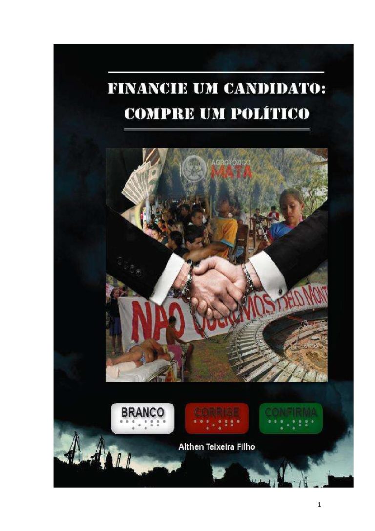 Leia mais sobre o artigo Lançamento do Livro Financie um candidato: compre um político. Dia 05 de junho às 18h30 na Reitoria da UFRGS.