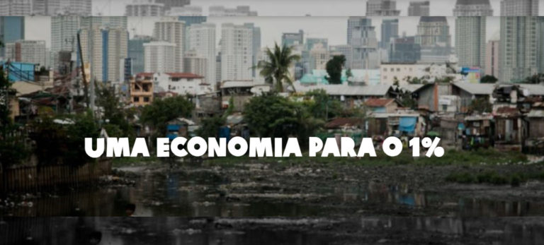 Leia mais sobre o artigo Oxfam apresenta relatório sobre a desigualdade chamado "Uma economia para o 1%"