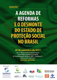 Leia mais sobre o artigo Seminário discute reformas e o desmonte do Estado de proteção social no Brasil, no próximo dia 28