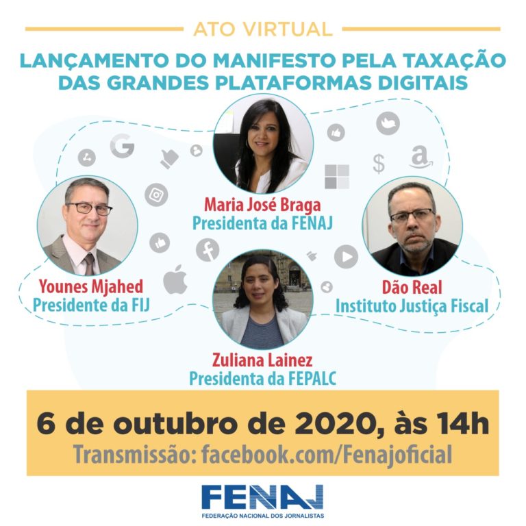 Leia mais sobre o artigo Lançamento do Manifesto pela Taxação das Grandes Plataformas Digitais