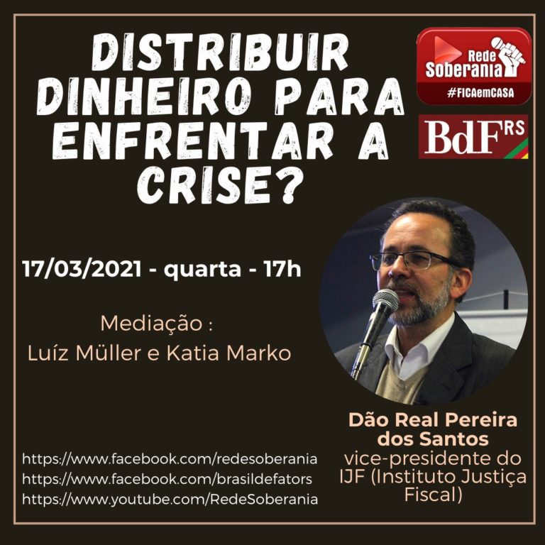 Leia mais sobre o artigo LIVE: Distribuir dinheiro para enfrentar a crise