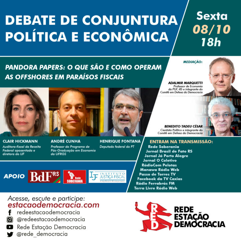 Leia mais sobre o artigo Debate de Conjuntura Política e Econômica – Pandora Papers: O que são e como operam as offshores em paraísos fiscais