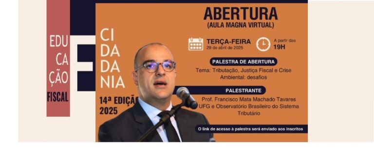 Leia mais sobre o artigo Abertas as inscrições para o curso de extensão online gratuito de Educação Fiscal e Cidadania