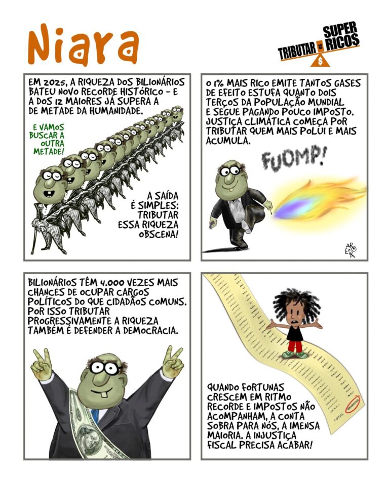 Leia mais sobre o artigo Nunca o mundo teve tantos bilionários… e a gente paga essa conta!