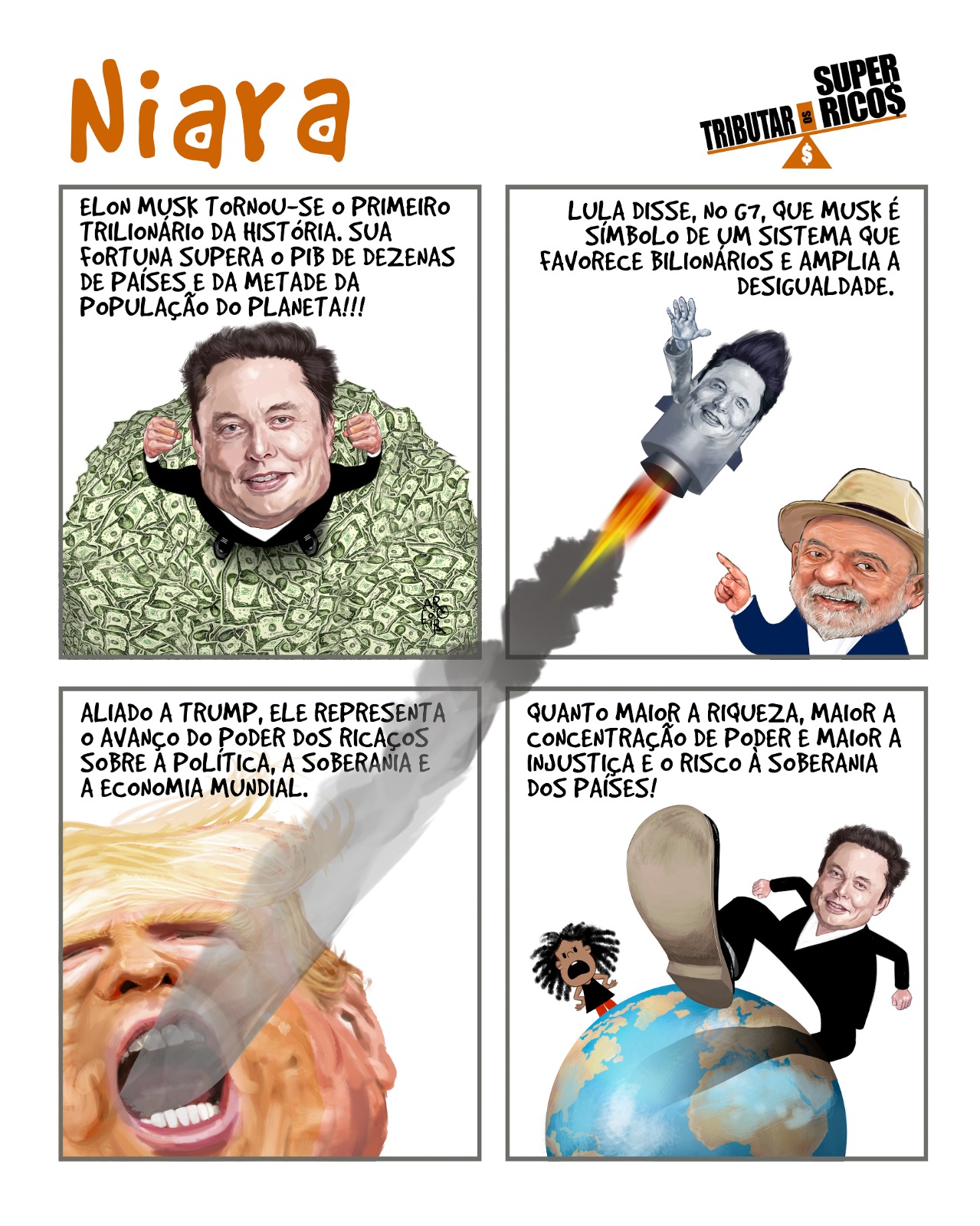 O MUNDO NÃO PRECISA DE TRILIONÁRIOS